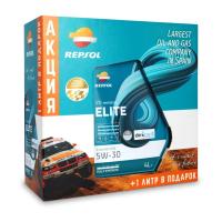 Масло моторное синтетическое Repsol АКЦИЯ 4+1 Elite Evolution DX2 5W30, 5 л, PROMOBOX 60128/R Россия