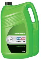 Антифриз LUXE B2C 672 Антифриз-40 LONG LIFE G11 (зелёный), 10 кг. Россия 1/3 шт.