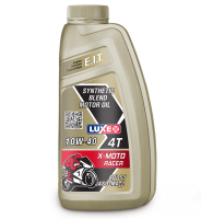 Масло полусинтетическое LUXE B2C 30419 X-MOTO RACER 4Т 10W40, 1 л. API SJ JASO MA-2 п/с Россия