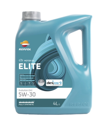 Масло моторное синтетическое Repsol Elite Evolution DX2 5W30, 4 л/3,42 кг, RPP0050IGB ACEA C3, API SN/CF 601